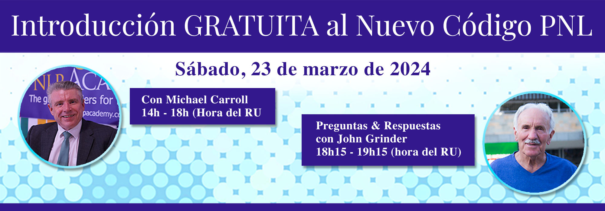 Introducción GRATUITA al Nuevo Código PNL con Michael Carroll